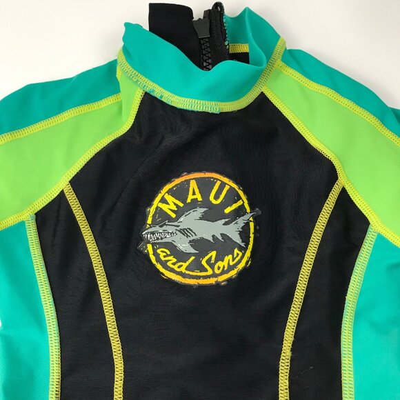 Maui and Sons Rash-guard/Swimsuit Size 12 Months - Picture 3 of 8